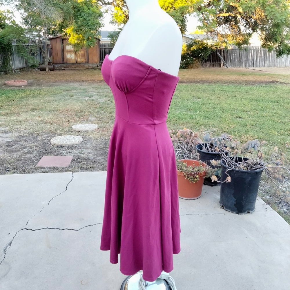 Bebe Fuchsia Minidress With Pockets - image 3